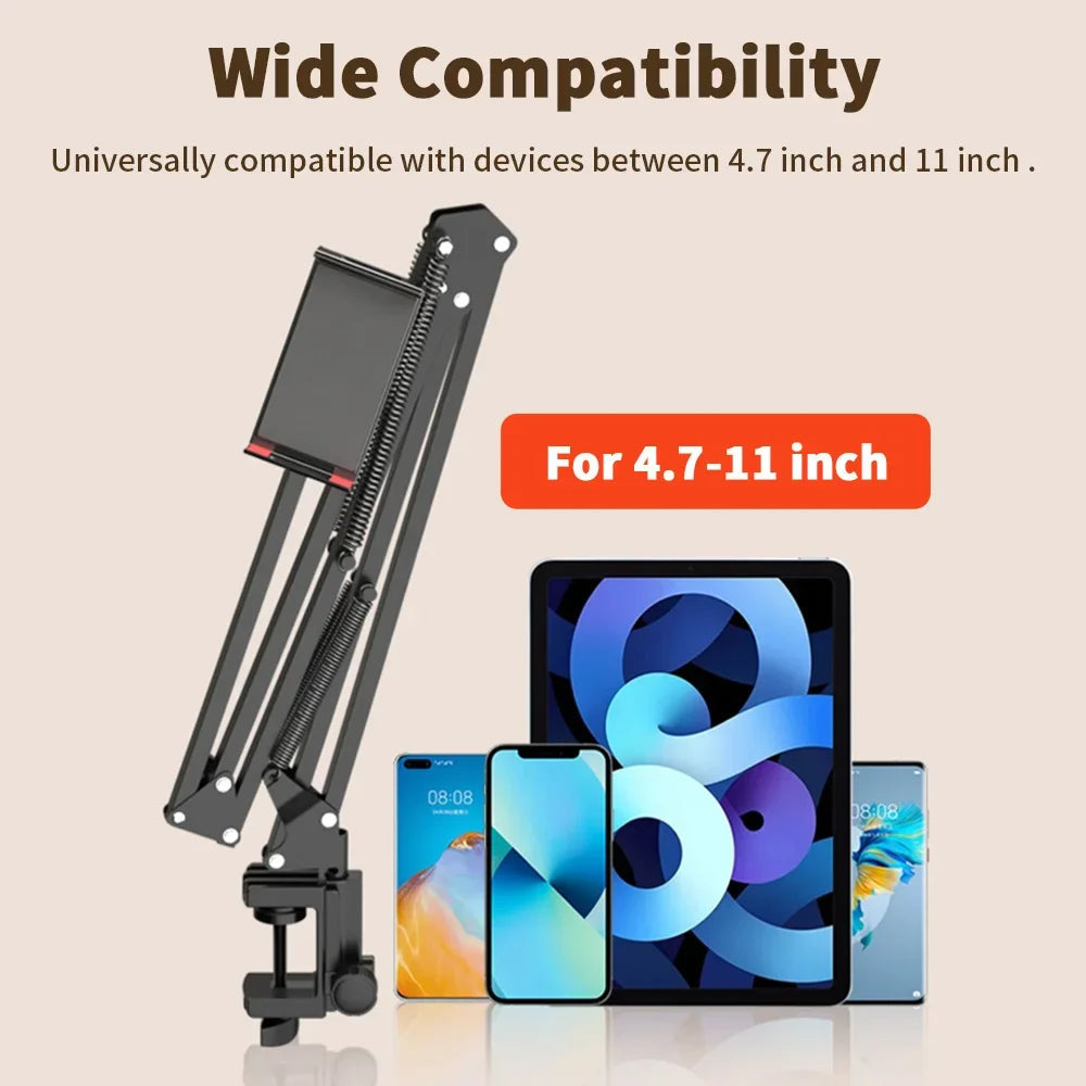 FlexArm showing wide compatibility for phones and tablets
