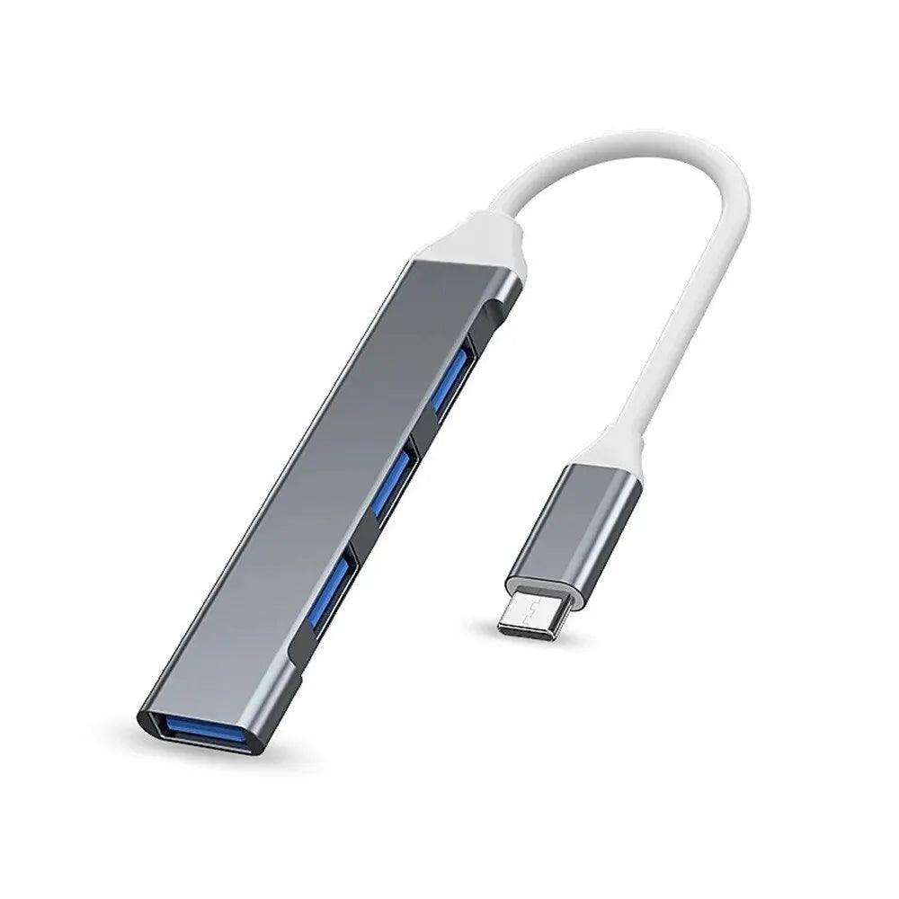 PortDock 4-port USB hub with USB-C input