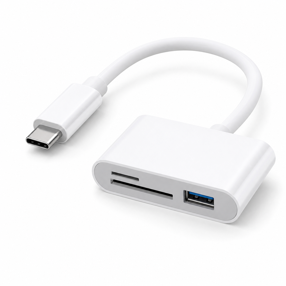 ReadMate USB-C 3-in-1 Card Reader