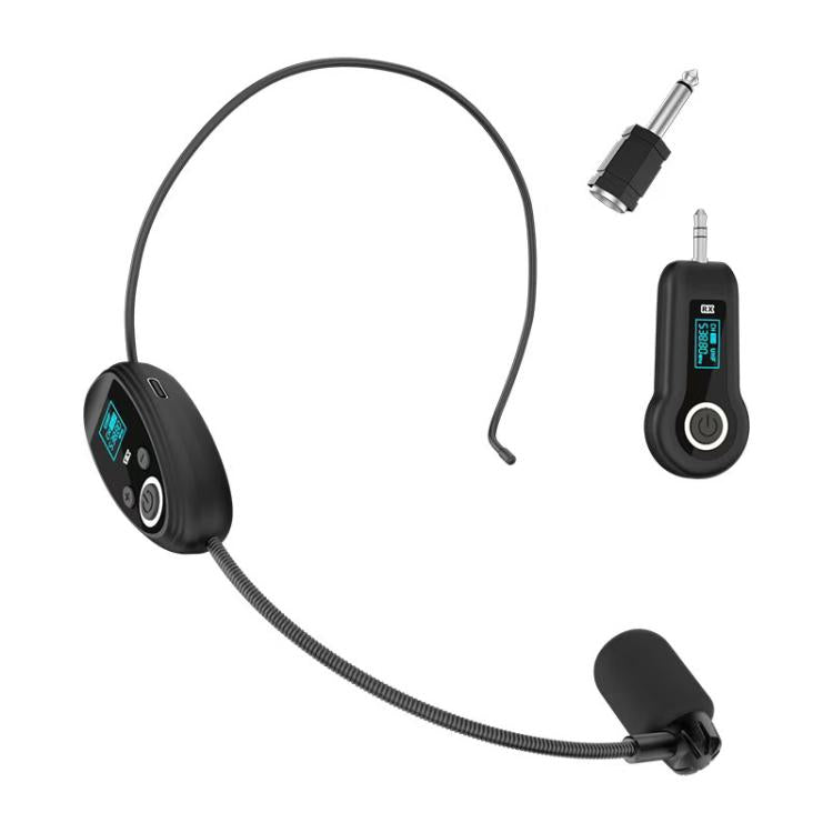 VoiceFlex showing headset microphone receiver and adapter